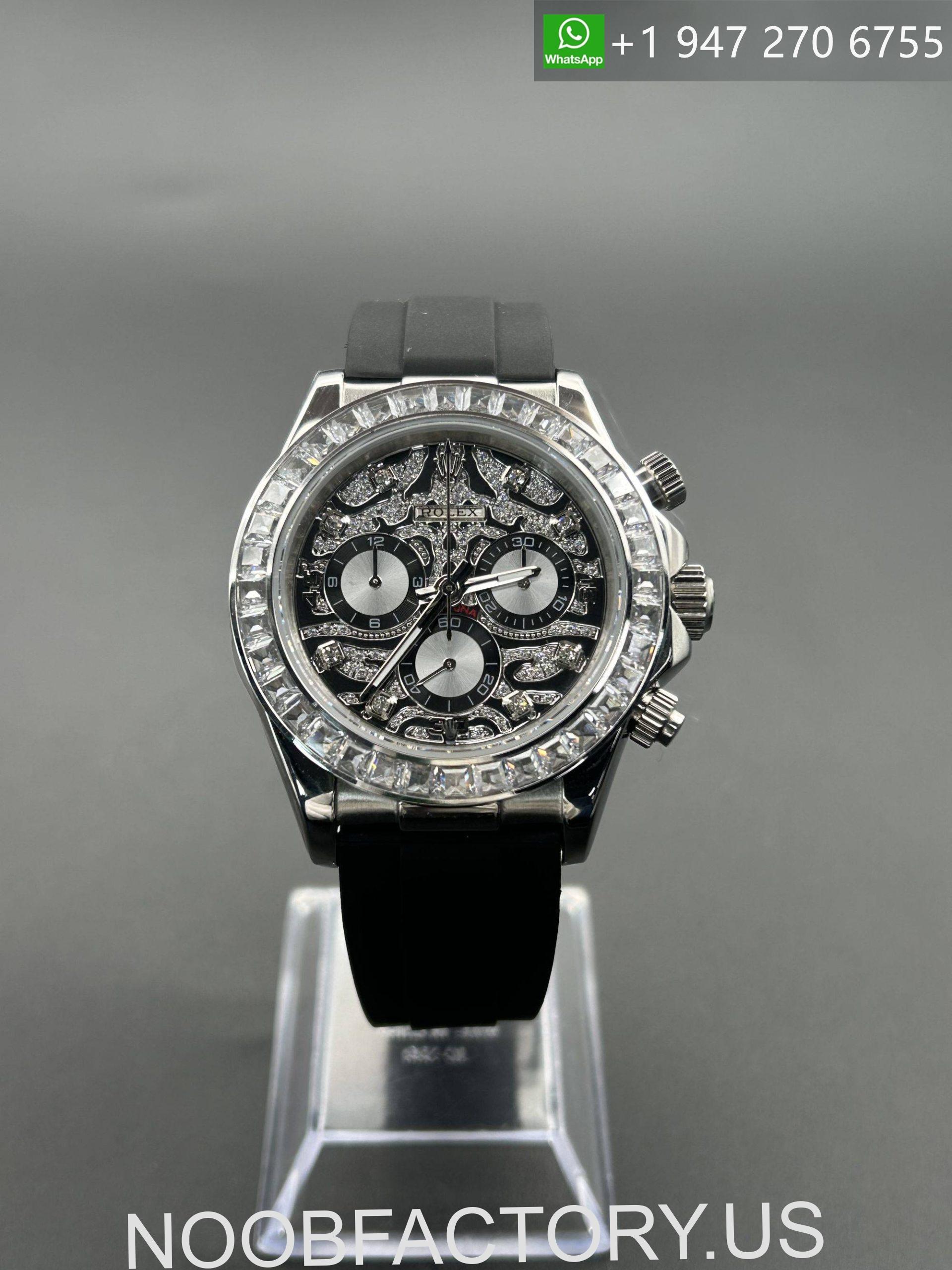 Noob Factory V4 Rolex Daytona 116500LN Tiger Pattern Dial Super Clone ...