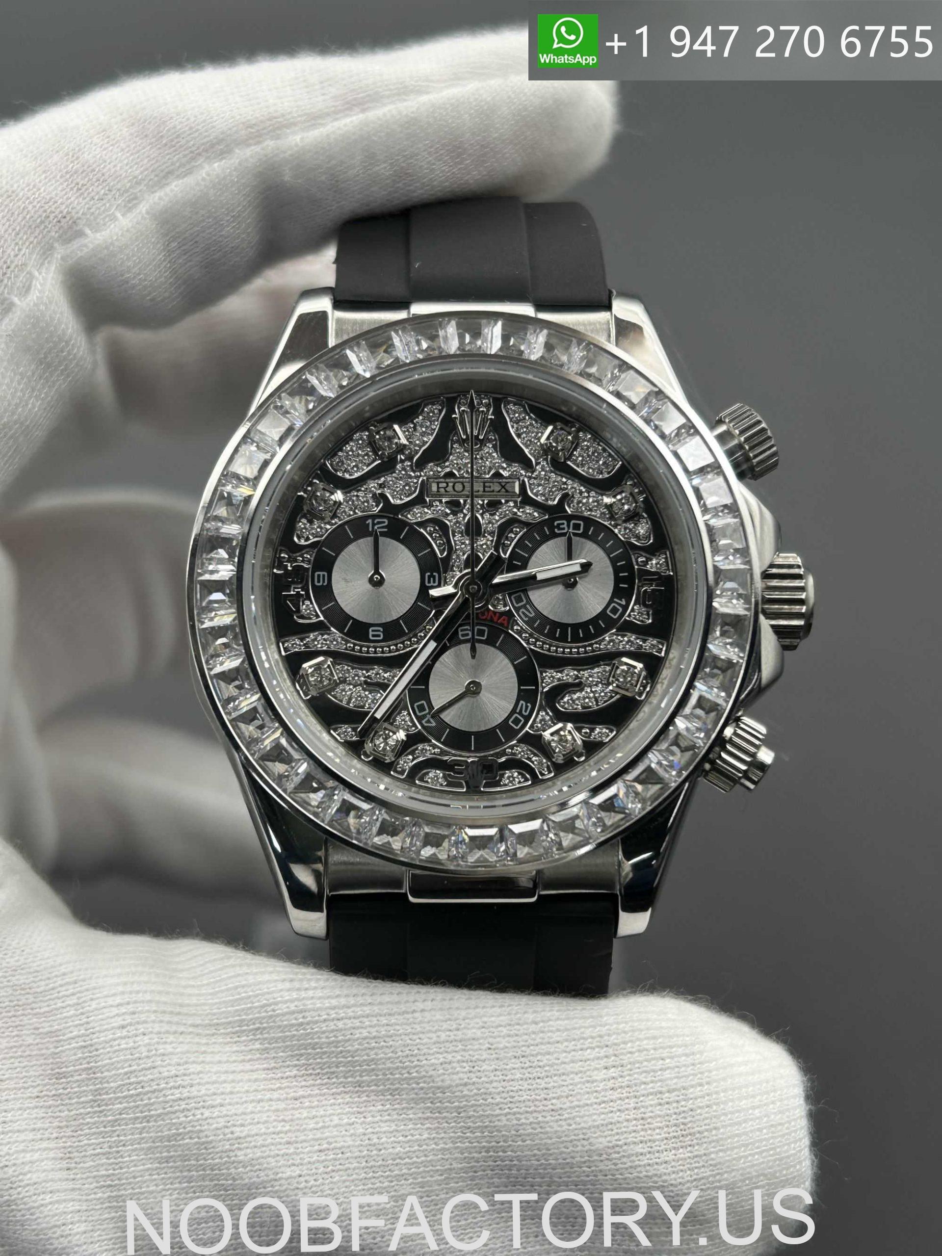 Rolex Pattern Noob Factory V4 Rolex Daytona 116500LN Tiger Pattern Dial Super Clone ...