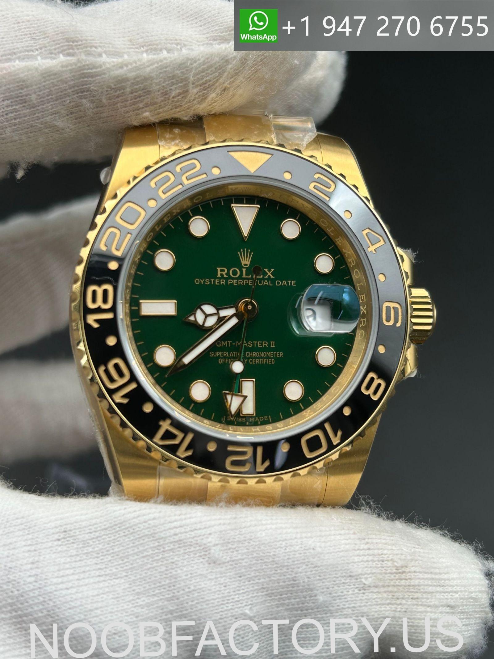 NOOB Factory Rolex GMT Master 2 Green Dial