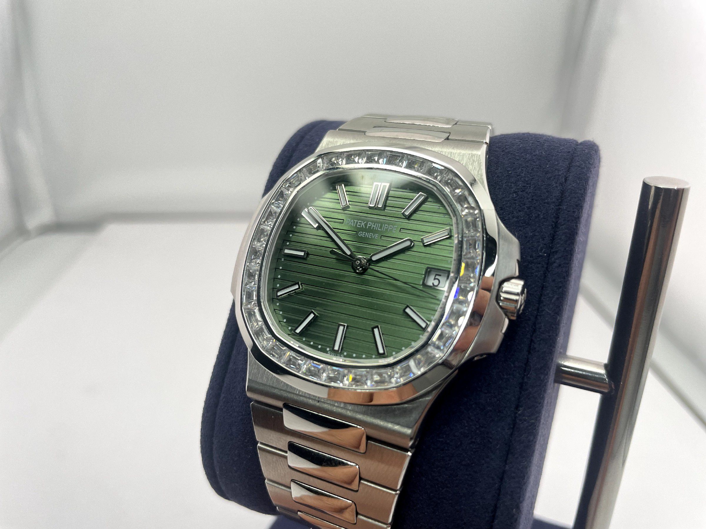 3K Patek Philippe Nautilus Green Dial