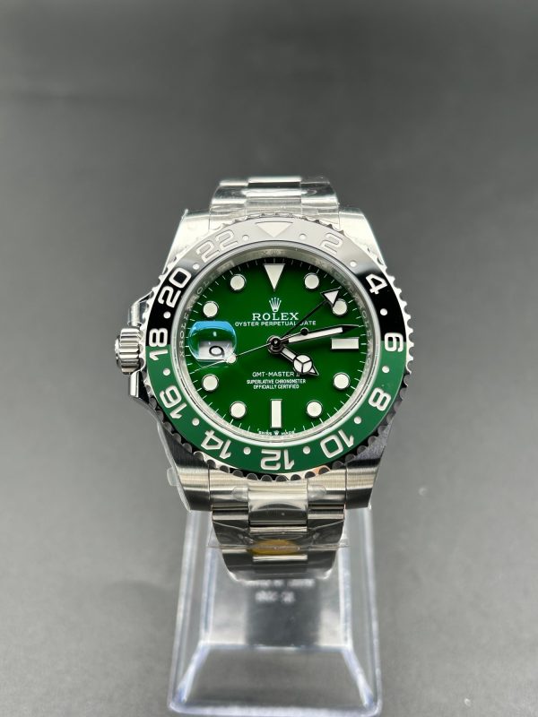 Noob Factory Rolex GMT Master II Oyster 126729VTNR Green Dial with Black and Green Bezel Super Clone