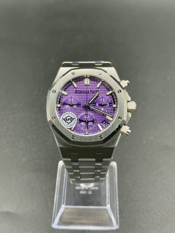 APS Factory Audemars Piguet Royal Oak Chronograph 26240 Steel 41mm purple Super Clone