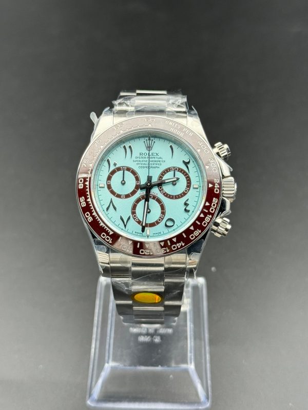 Noob Factory V4 Rolex Daytona 126506 Ice Blue Arabic Dial Super Clone