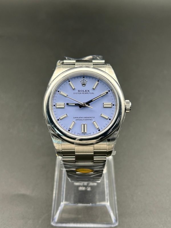 Noob Factory Rolex Oyster Perpetual 124300 41mm Oyster Lavender Purple Dial Super Clone