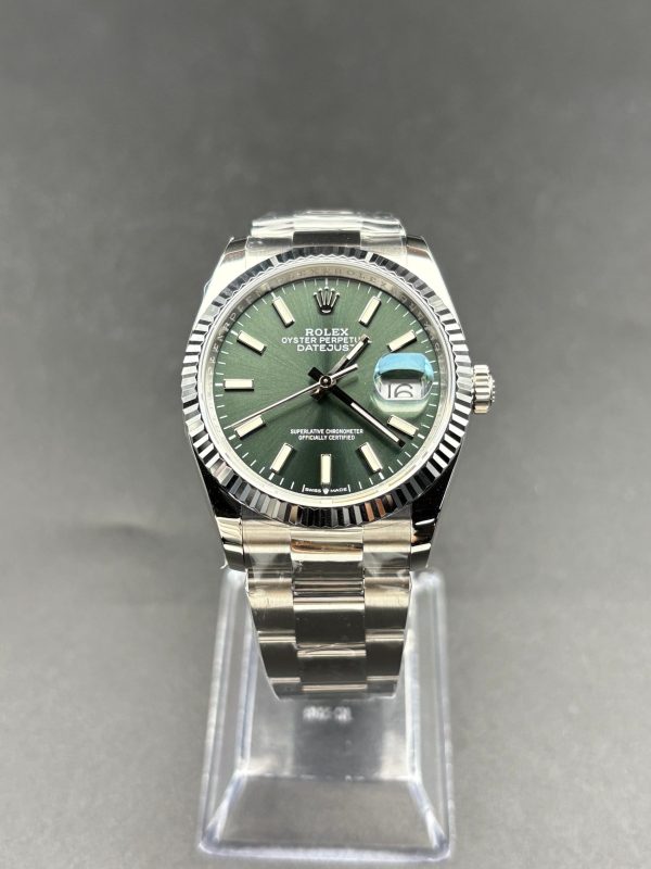 Noob Factory Rolex Datejust 126234 36mm Oyster Blue Dial Super Clone