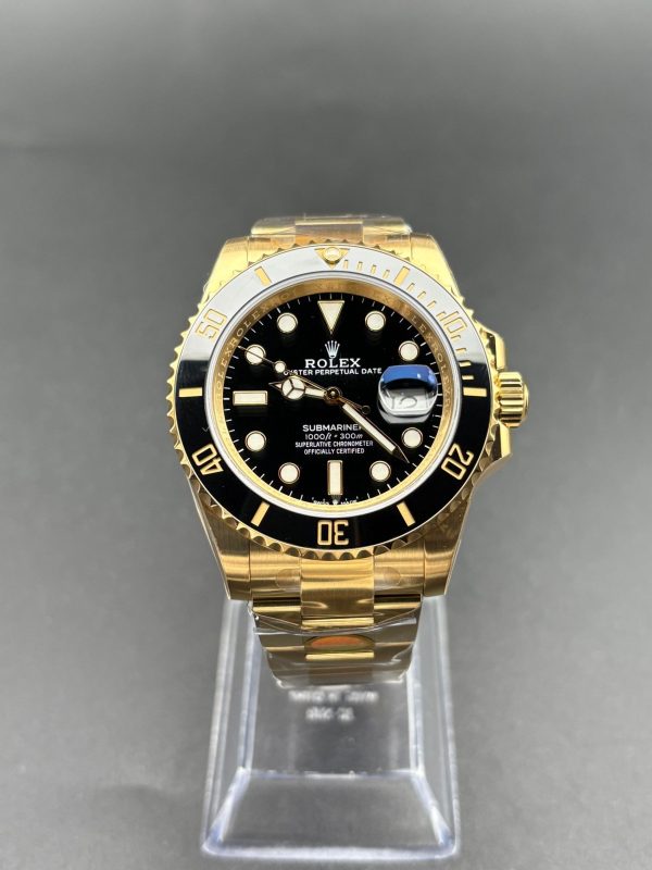 Noob Factory Rolex Submariner 126618LB Gold Black Dial 41mm Super Clone