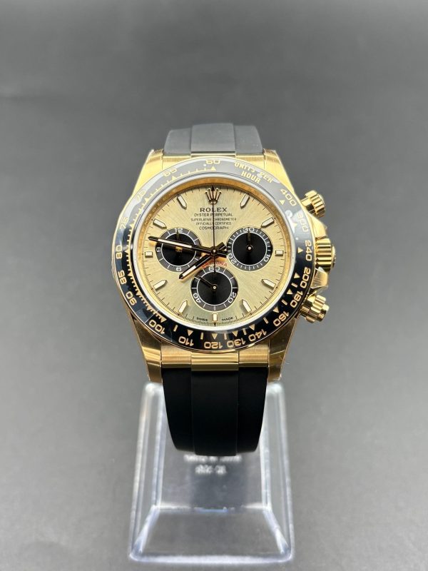 Noob Factory V4 Rolex Daytona 126518LN Gold Champagne Dial Super Clone