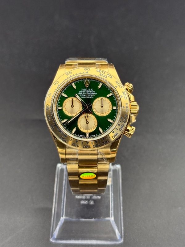 Noob Factory V4 Rolex Daytona 126508 Gold“John Mayer” Green Dial Super Clone