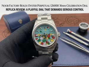 Noob Factory Rolex Oyster Perpetual 126000 Celebration Dial