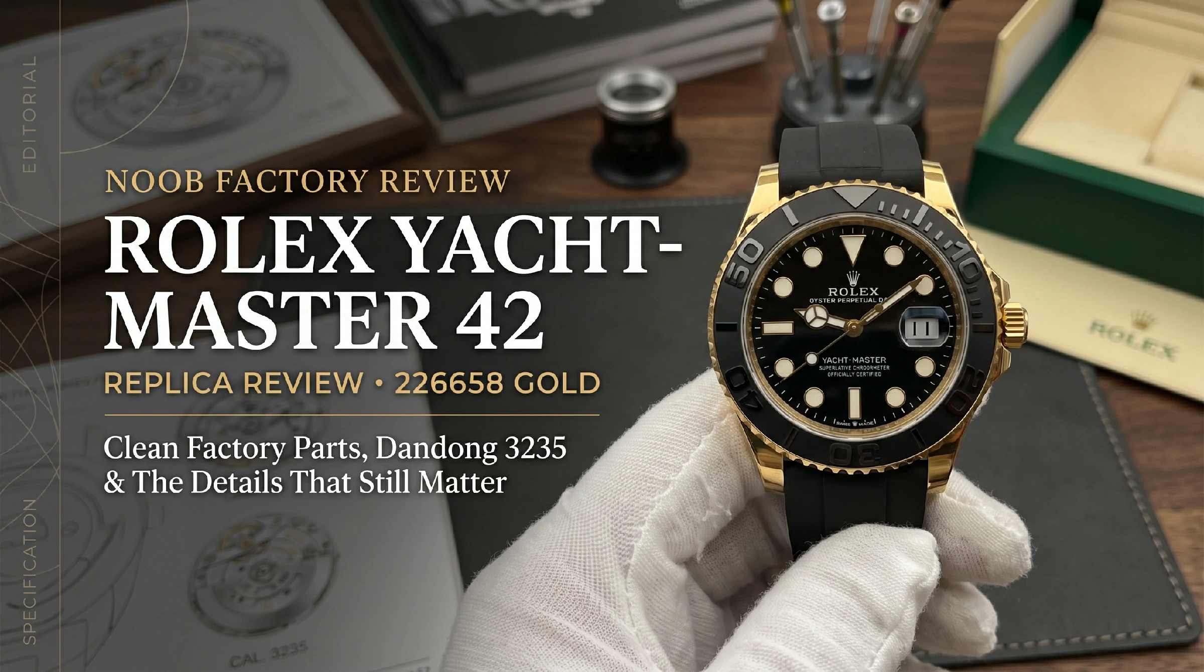 Noob Factory Rolex Yacht-Master 42 226658 Replica